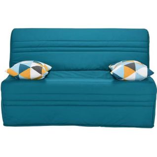 Banquette BZ Geometrico - Tissu Turquoise - L 143 X P 101 X H 95 Cm - Joe