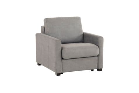 Fauteuil manchettes fines NICARAGUA tissu Apache gris 3