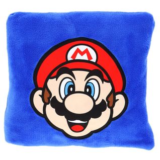 Coussin Plaid 2 En 1 Super Mario 140x100 Cm - 100% Polyester