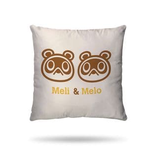 Housse De Couette Animal Crossing Méli Et Mélo 140x200 Cm - 100% Coton