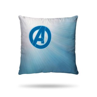 Housse De Couette Avengers Originals Marvel 140x200 Cm - 100% Coton - Bleu Et Blanc