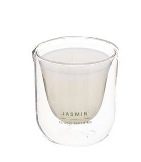 Bougie Parfumée Jasmin Dans Pot En Verre 130 G