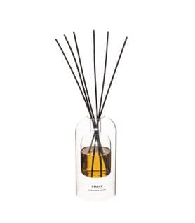 Diffuseur De Parfum Ambre 150 Ml Avec 6 Bâtonnets