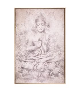 Tableau Toile Murale Encadrée Imprimée Bouddha 60 X 90 Cm