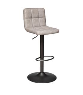 Tabouret  Chaise De Bar Ajustable Design Beige Lin Vintage