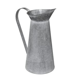 Carafe Décorative En Métal et Zinc H 38 Cm