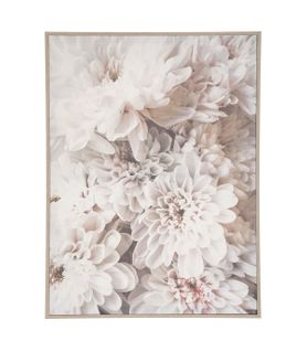 Tableau Toile Murale Imprimée Et Encadrée Déco Fleur 58 X 78 Cm