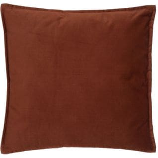 Coussin Déhoussable "lilou" 55x55cm Terracotta