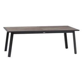 Table Extensible 12 Personnes Pécan/graphite Pavane Hespéride - Naturel