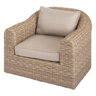 Fauteuil Détente Moorea Savana Hespéride - Beige