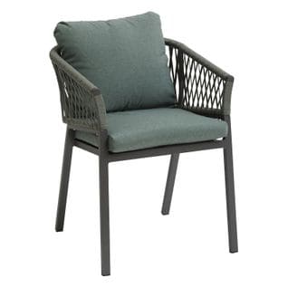 Fauteuil Oriengo Mailles Olive/graphite Hespéride - Olive