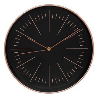 Horloge plastique Ø 30 cm EDITH Cuivre
