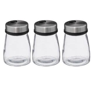 3 Bocaux à Épices Verre 016l