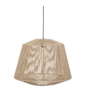 Luminaire Suspension En Corde Beige D 48 Cm