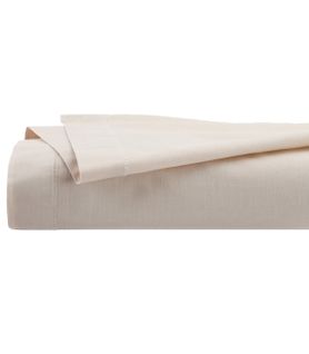 Drap Plat 1 Personne En Percale De Coton Beige Lin 180 X 290 Cm