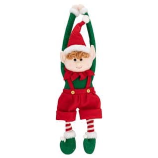 Déco De Noël Lutin à Accrocher H 46 Cm