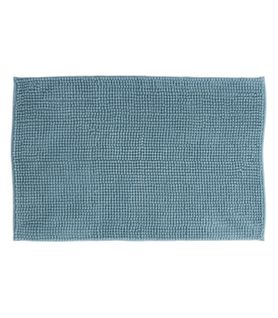 Tapis De Salle De Bain Bleu Artic Chenille 50 X 80 Cm