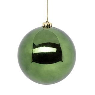 Boule De Noël "la Maison Des Couleurs" 15cm Vert Olive