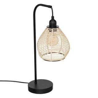 Lampe Arc Delia Naturel H47.5 Atmosphera - Naturel Clair