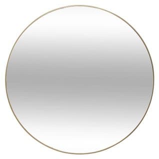 Miroir Rond D110 Alice Or Atmosphera - Doré