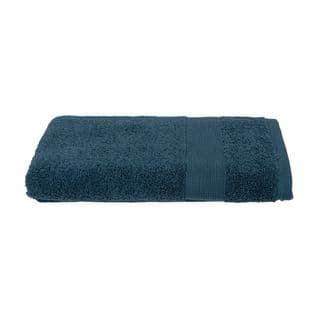 Drap De Bain En Coton Bleu Egéen Tissu Éponge 70 X 130 Cm