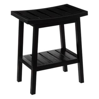 Tabouret En Bambou Noir Green Harmony - Noir