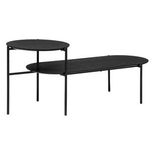 Table Basse 2 Niveaux Kemi Noir Atmosphera - Noir