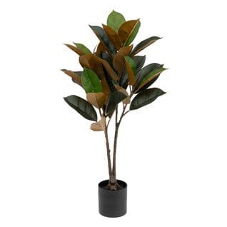 Plante Artificielle Magnolia En Pot H 76 Cm