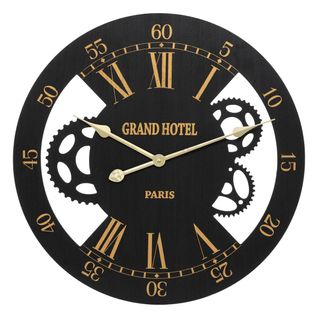 Horloge Mécanique "camillo" D54cm Noir