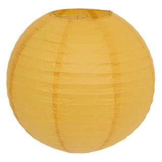 Lanterne Boule Japonaise "oya" 35cm Ocre