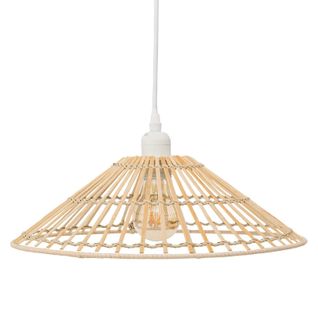 Luminaire Suspension En Bambou D 36 Cm