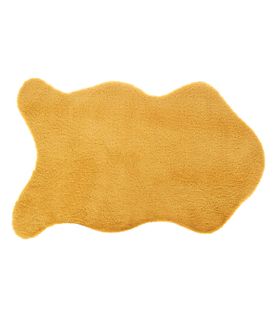 Tapis En Fourrure Ocre Extra Doux 60 X 90 Cm