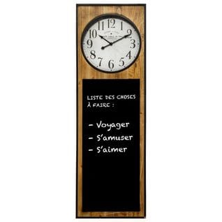 Horloge H115 cm ARDOISE Marron