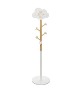 Porte-manteau Nuage Blanc En Bois Pour Chambre D'enfant