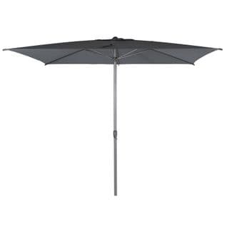 Parasol Mat Central 2x3 M Loompa Ardoise Hespéride - Gris