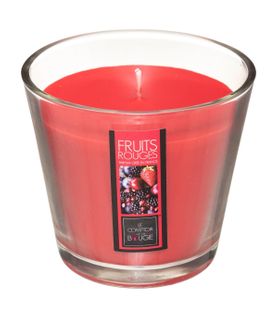Bougie Parfumée Fruits Rouges Pot En Verre 190 G