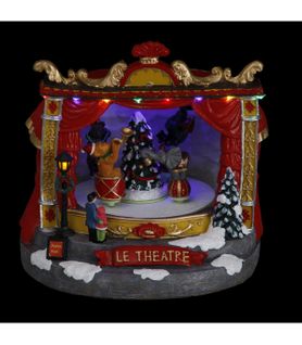 Village De Noël Lumineux, Animé Et Musical Le Théâtre