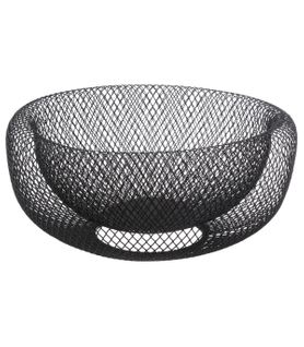 Corbeille à Fruits En Métal Mesh Noir D 27 Cm