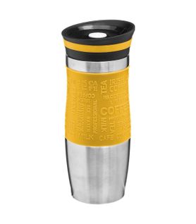 Mug Isotherme Double Paroi Jaune 35 Cl