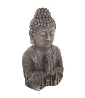 Statue H. 49 cm BOUDDHA Gris