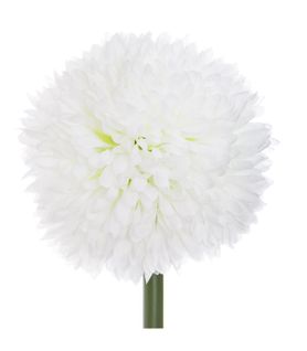 Fleur Artificielle Pompon Sur Tige Hauteur 60 Cm