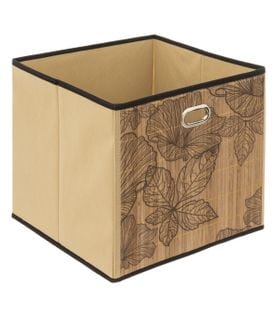 Boite De Rangement En Bambou 31 X 31 Cm  Déco Blackflora