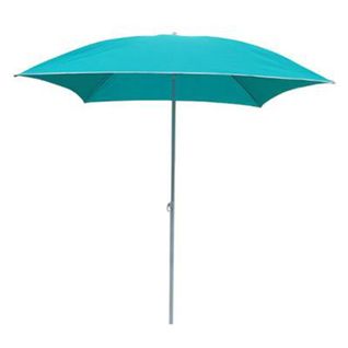 Parasol De Plage Carré "helenie" 239cm Turquoise