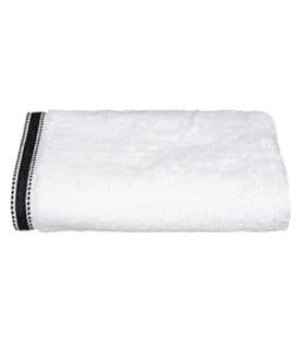 Drap De Bain En Coton Blanc Tissu Éponge 70 X 130 Cm