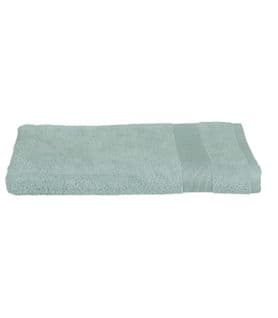 Serviette De Toilette En Coton Vert Givré Tissu Éponge 30 X 50 Cm