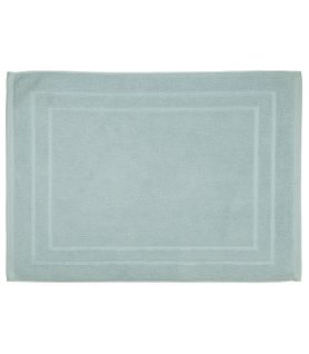 Tapis De Salle De Bain En Coton Bleu Givré 50 X 70 Cm