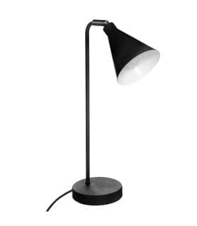 Lampe à Poser En Métal Noir H 45.5 Cm