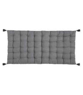 Matelas De Sol Gris Avec Pompons 60 X 120 Cm