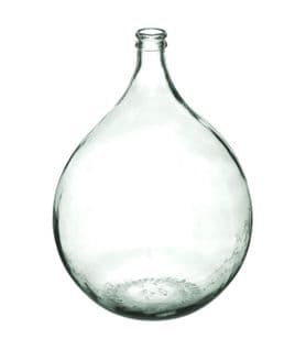 Vase Dame Jeanne Verre Recyclé Transparent H 56 Cm