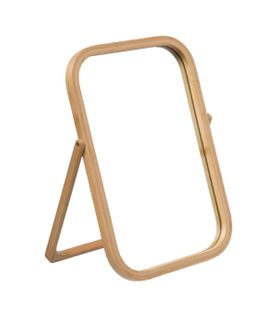 Miroir Pivotant En Bambou H 39 Cm